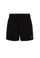 Shorts in felpa con coulisse e logo Core Lady Black 