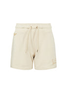 Shorts elasticizzati in misto viscosa con borchie Evolution Fog 