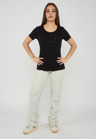 T-shirt in jersey stretch Logo Series Black 