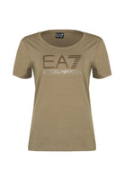 T-shirt in jersey stretch Logo Series Roasted Cashew 