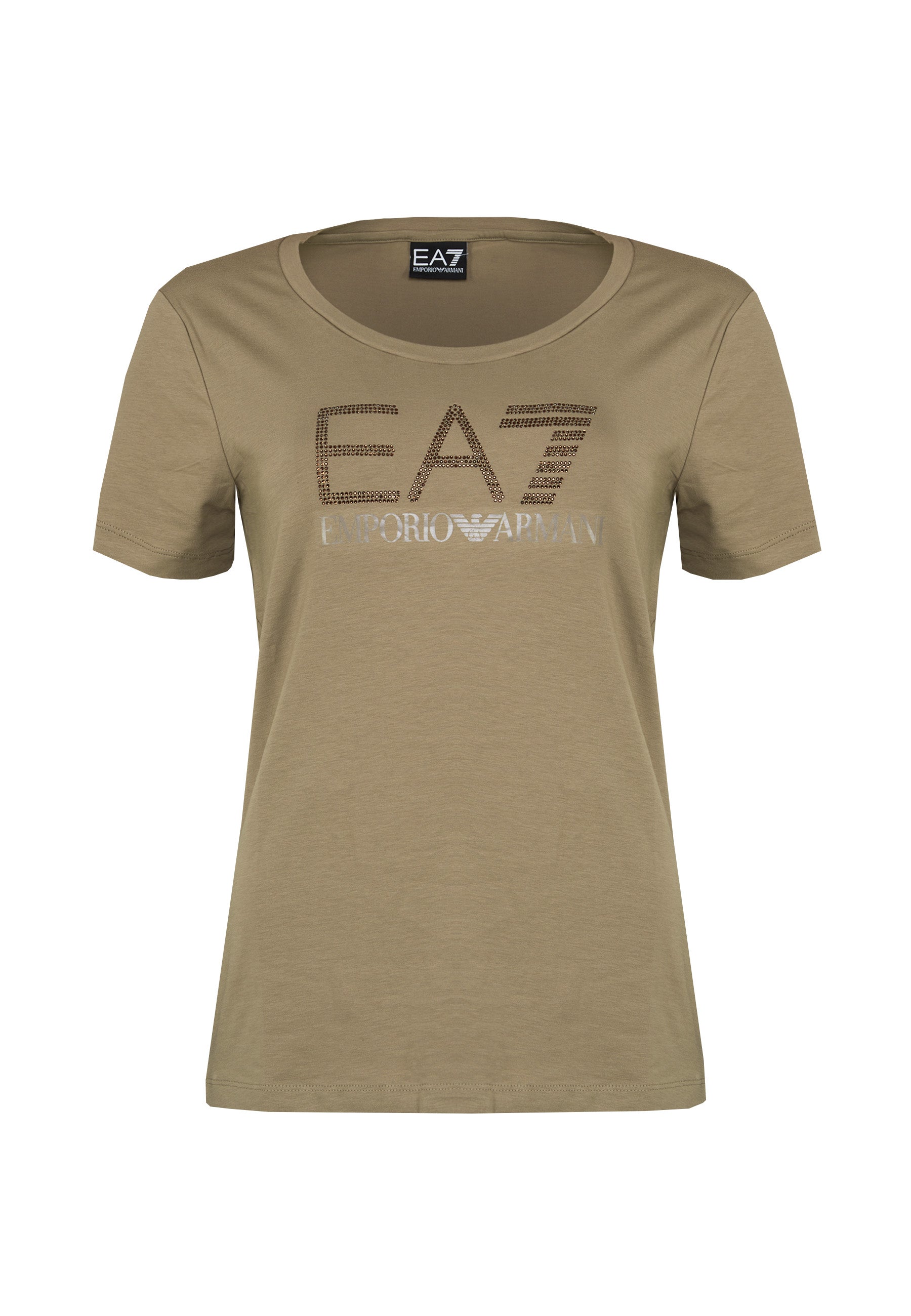 T-shirt in jersey stretch Logo Series Roasted Cashew 