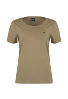 T-shirt Core Lady vestibilità slim in jersey cotone Roasted Cashew 