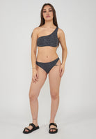 Bikini monospalla stampa monogram fancy grey 