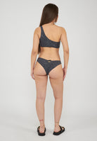 Bikini monospalla stampa monogram fancy grey 