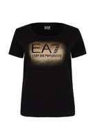 T-shirt girocollo classica a maniche corte Black Rose 