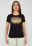 T-shirt girocollo classica a maniche corte Black Rose 