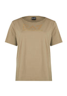 T-shirt Logo Series in jersey di cotone stretch Aluminium 