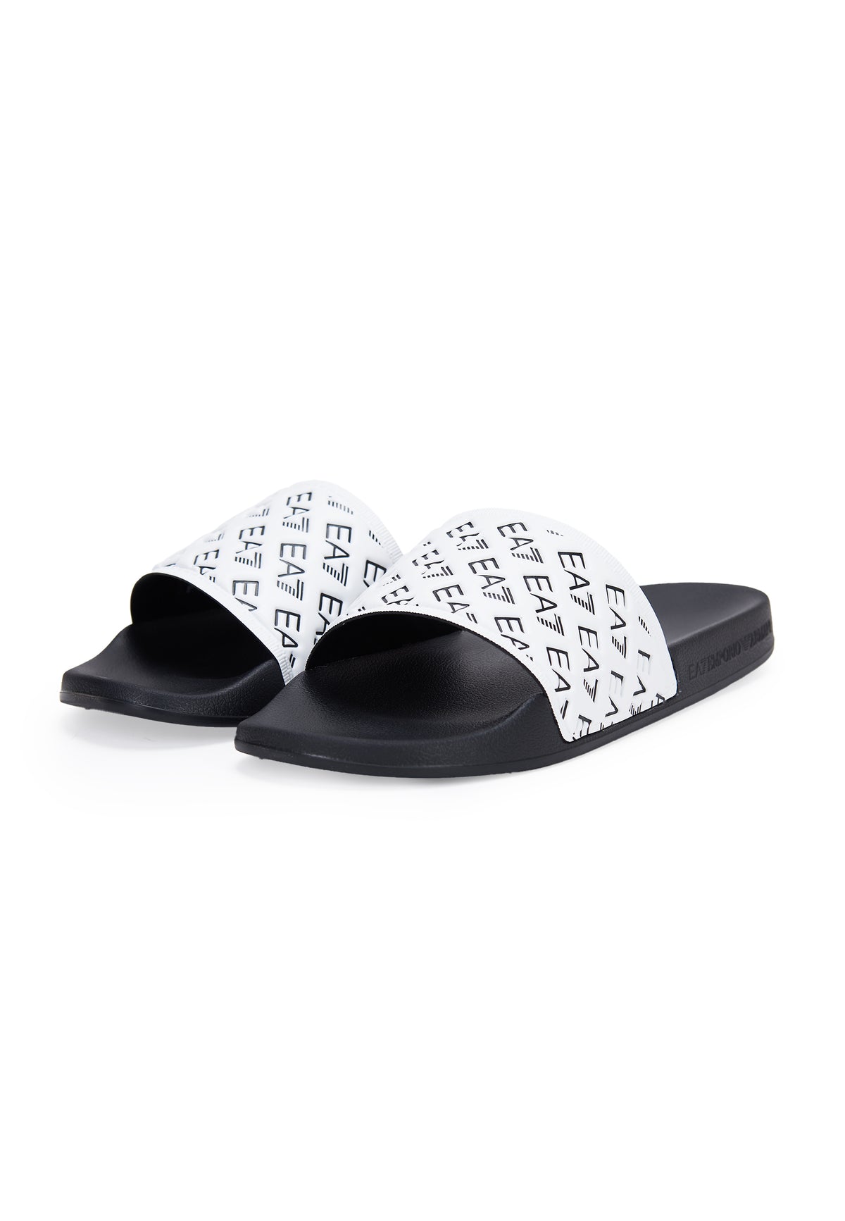 Slider Con Logo All Over White Black 