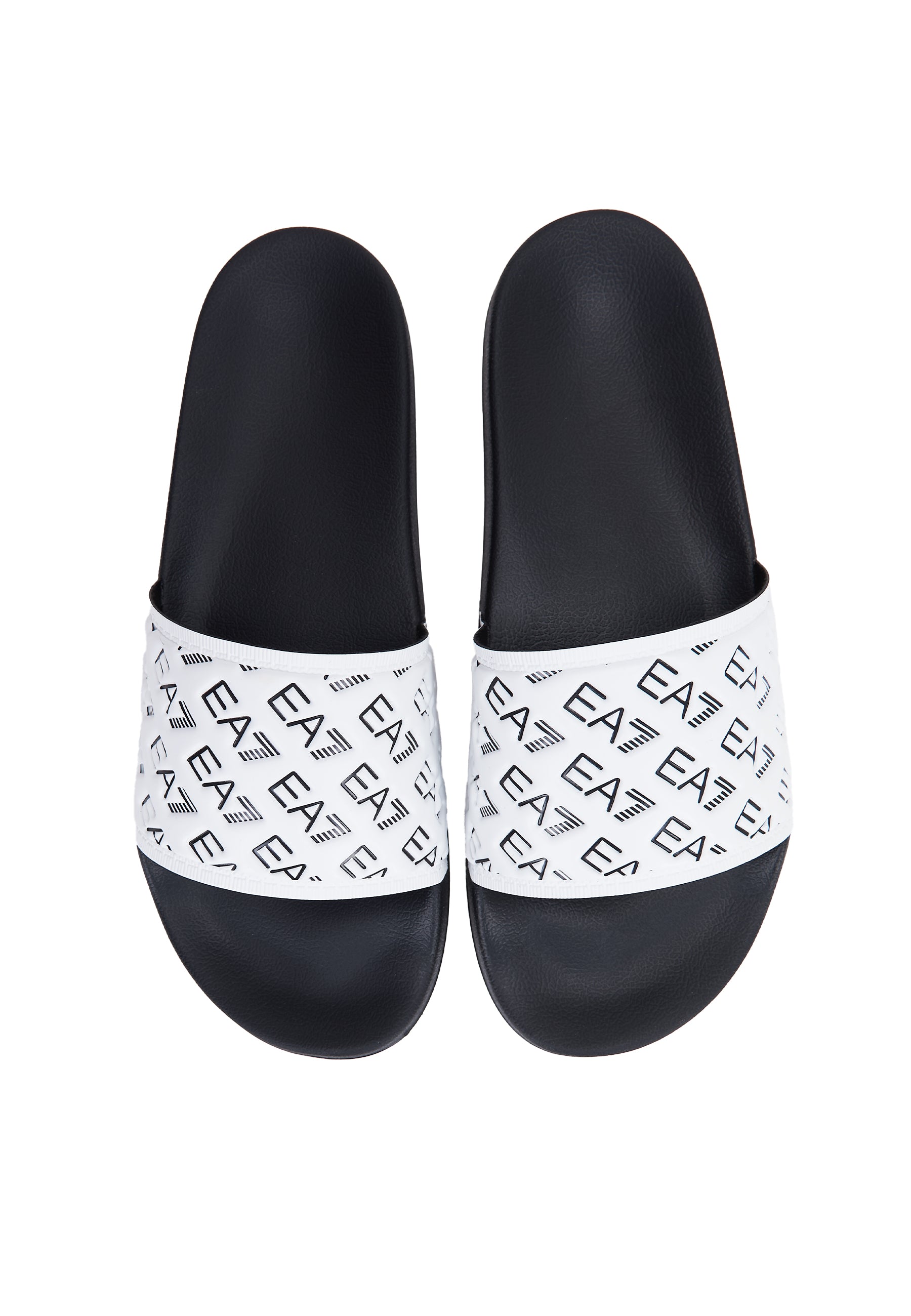Slider Con Logo All Over White Black 