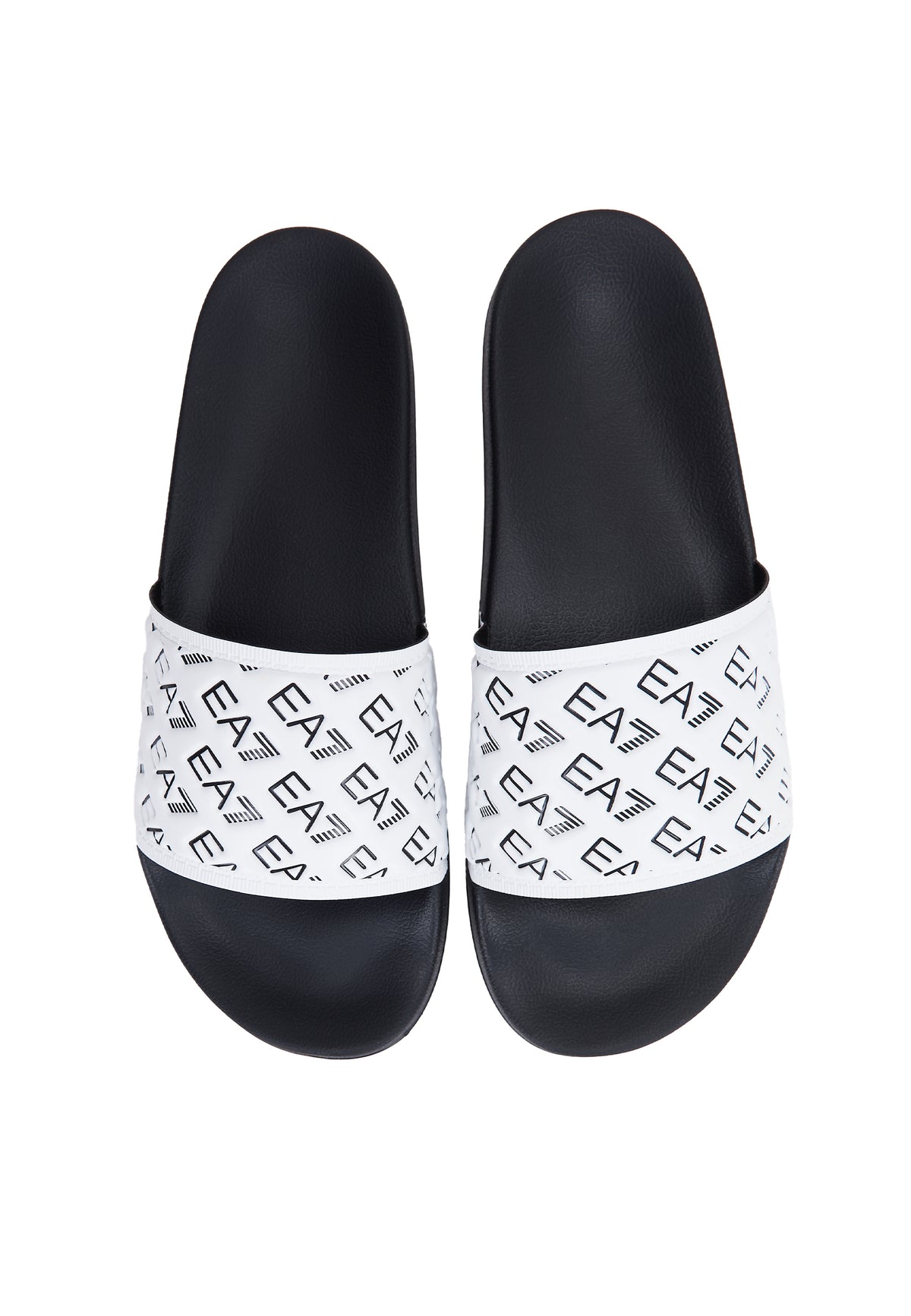 Slider Con Logo All Over White Black 
