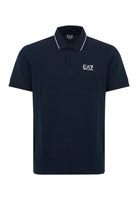Polo Core Identity in piquet di cotone stretch Blue 