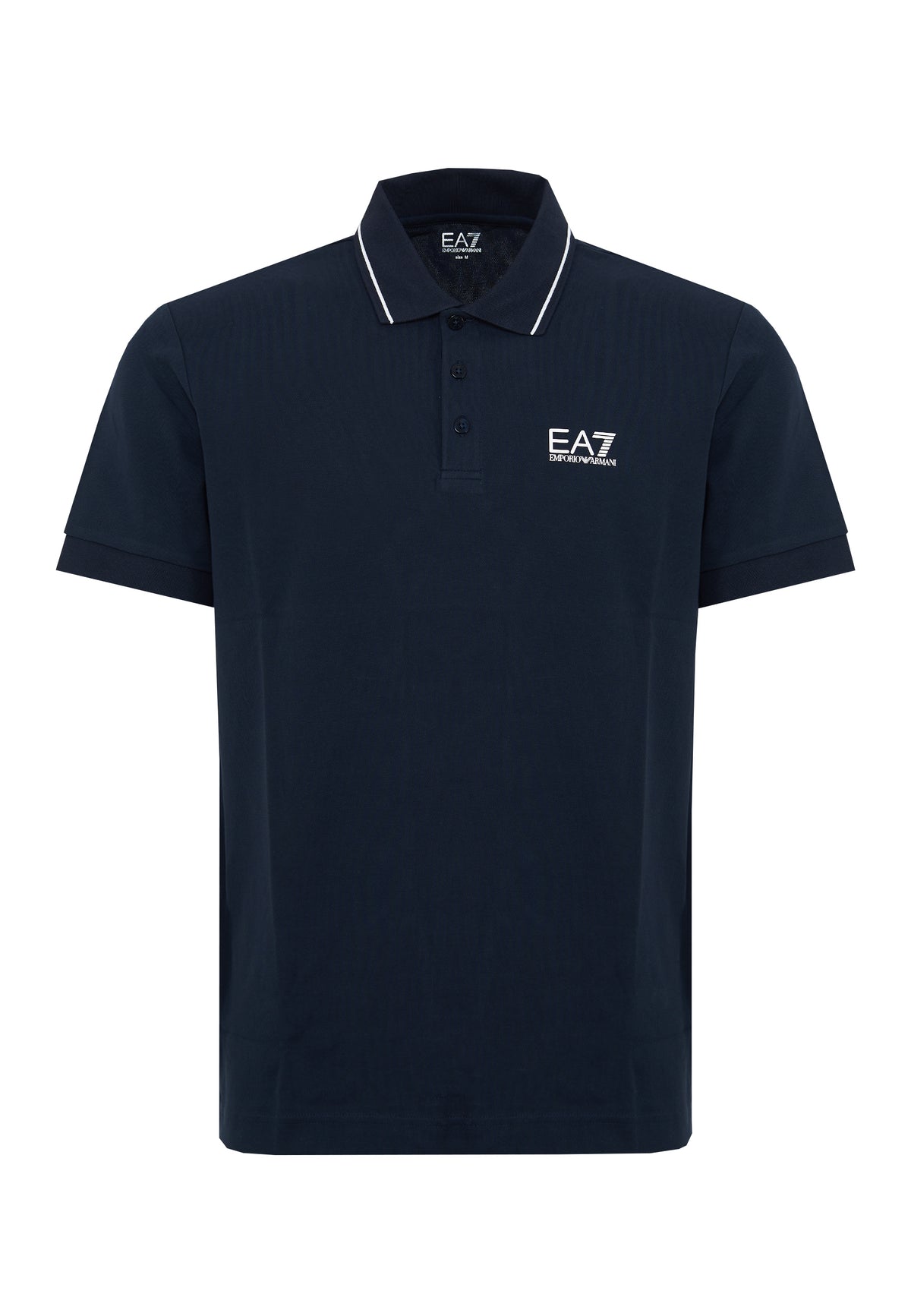 Polo Core Identity in piquet di cotone stretch Blue 