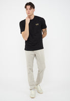 T-shirt Core Identity in cotone Pima Black 