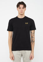 T-shirt Core Identity in cotone Pima Black 
