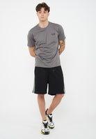 T-shirt Core Identity in cotone Pima Smoked Pearl 