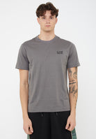 T-shirt Core Identity in cotone Pima Smoked Pearl 