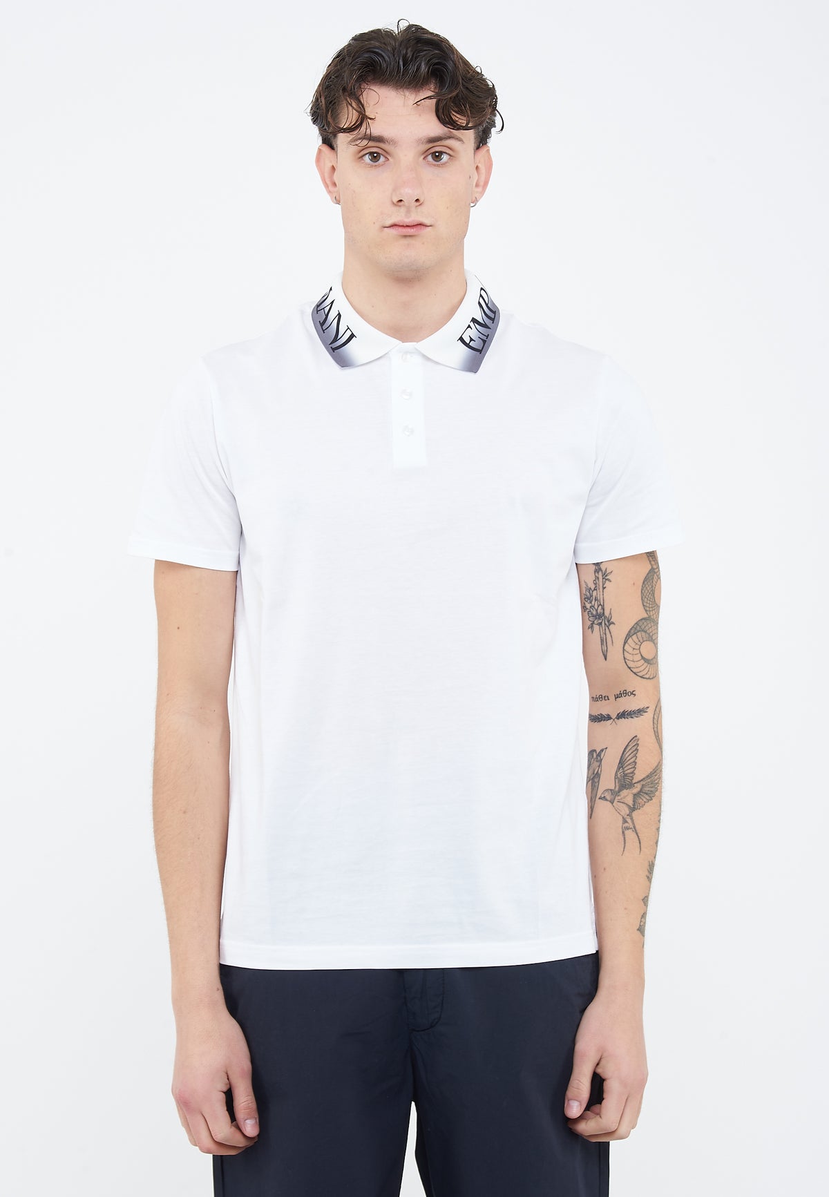Polo Jersey di cotone White 