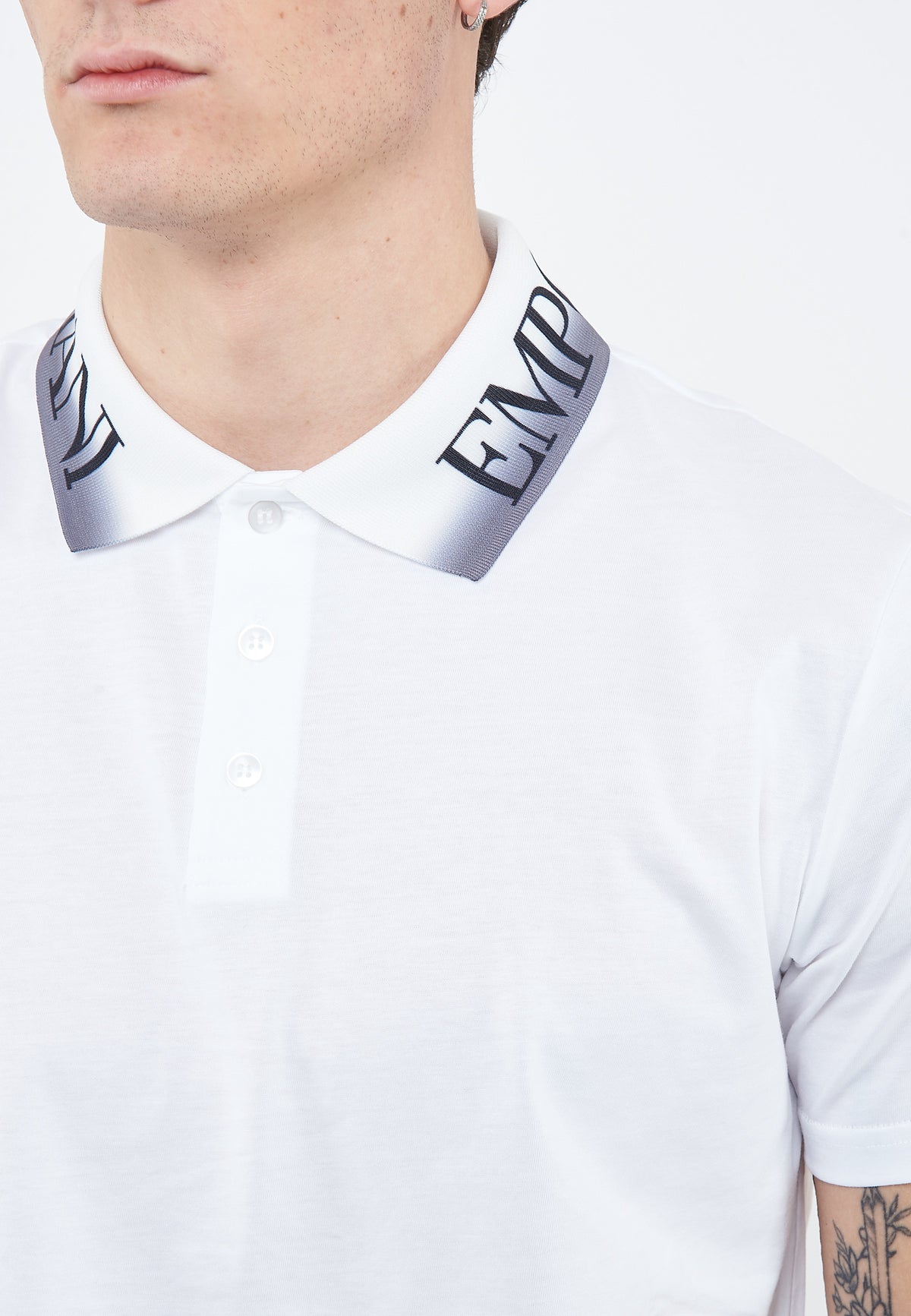 Polo Jersey di cotone White 