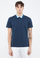 Polo Jersey di cotone Blue 
