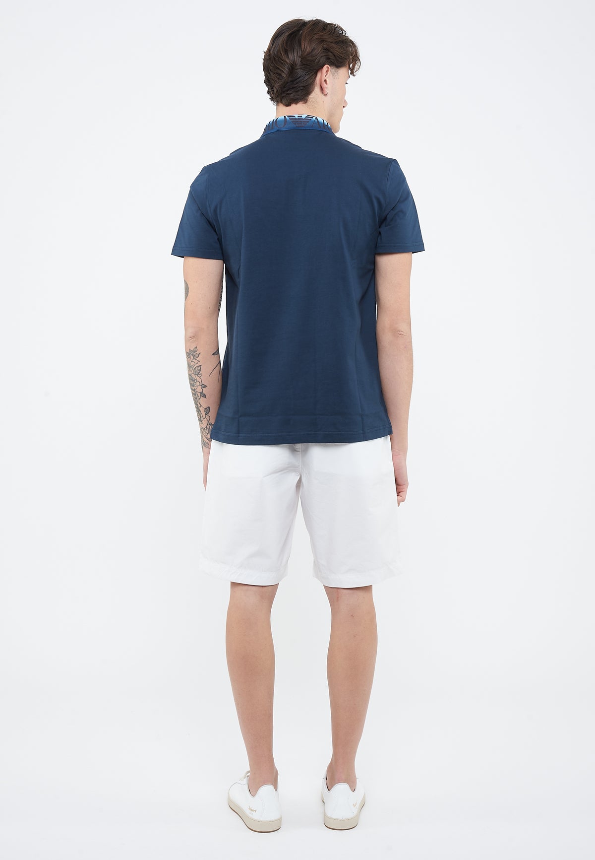 Polo Jersey di cotone Blue 