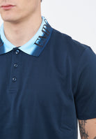 Polo Jersey di cotone Blue 