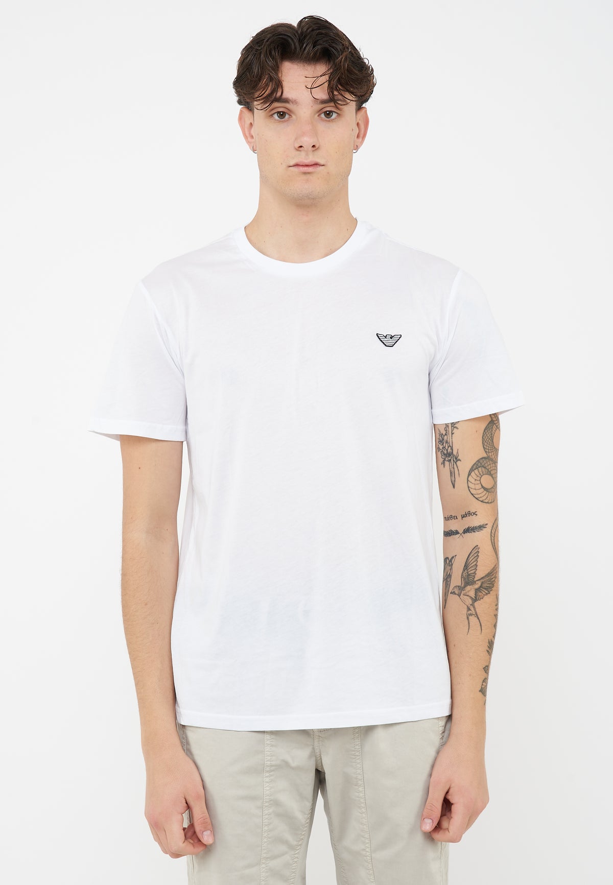 T-Shirt jersey di cotone White 