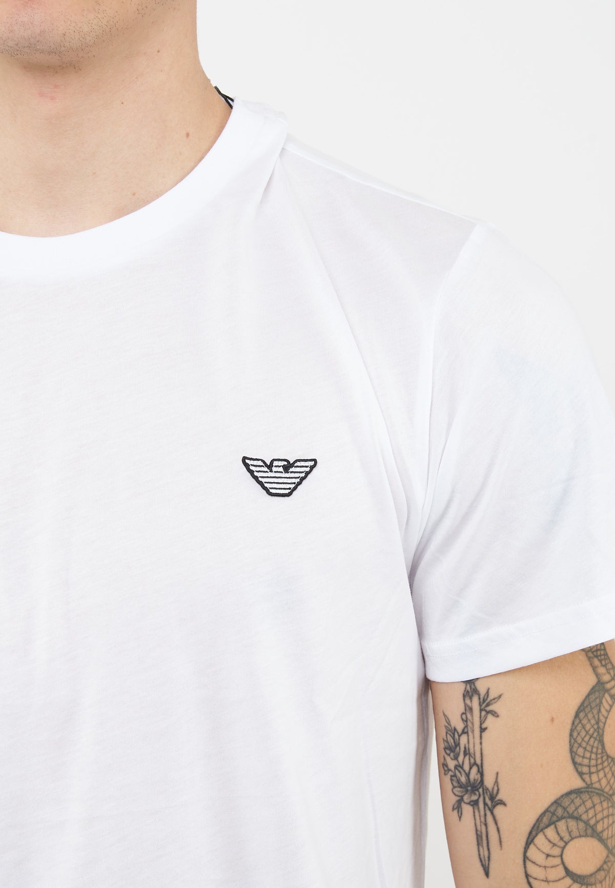 T-Shirt jersey di cotone White 