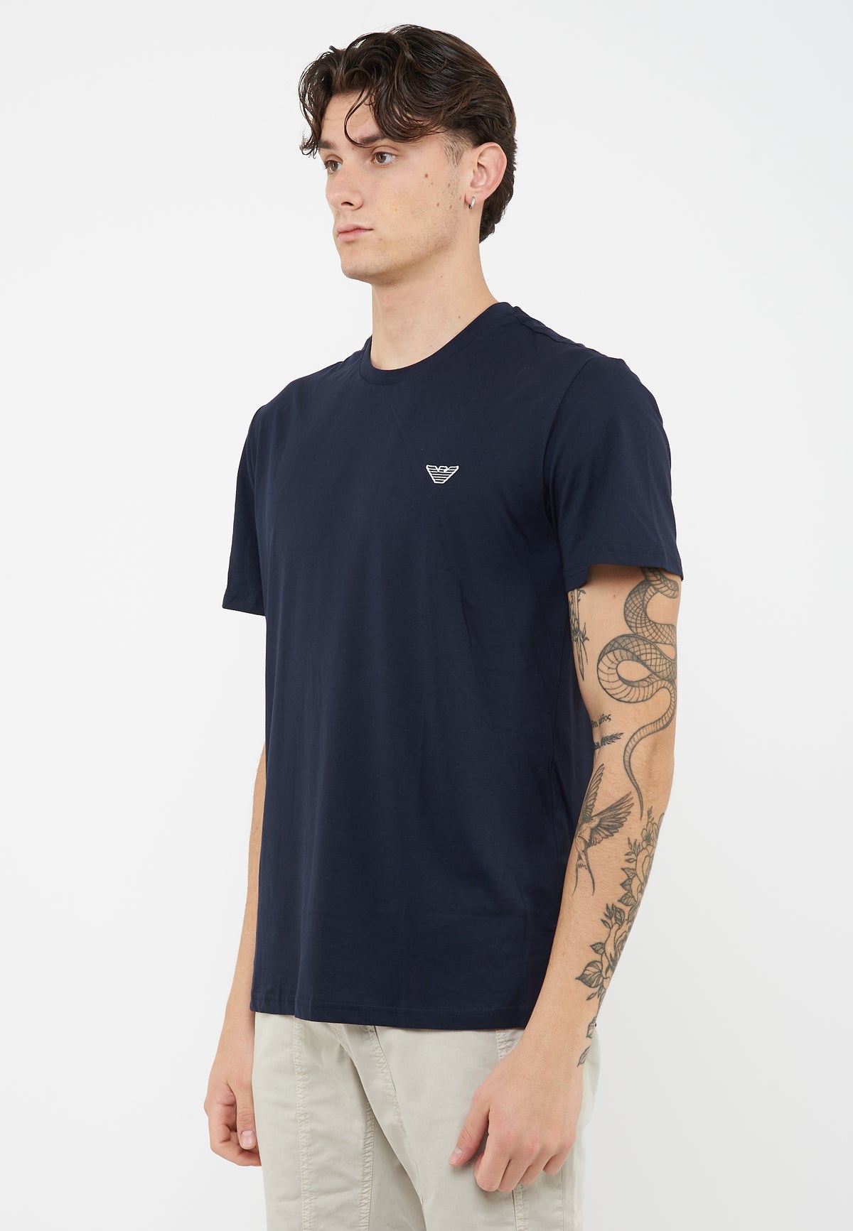 T-Shirt jersey di cotone Blue 