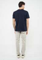 T-Shirt jersey di cotone Blue 