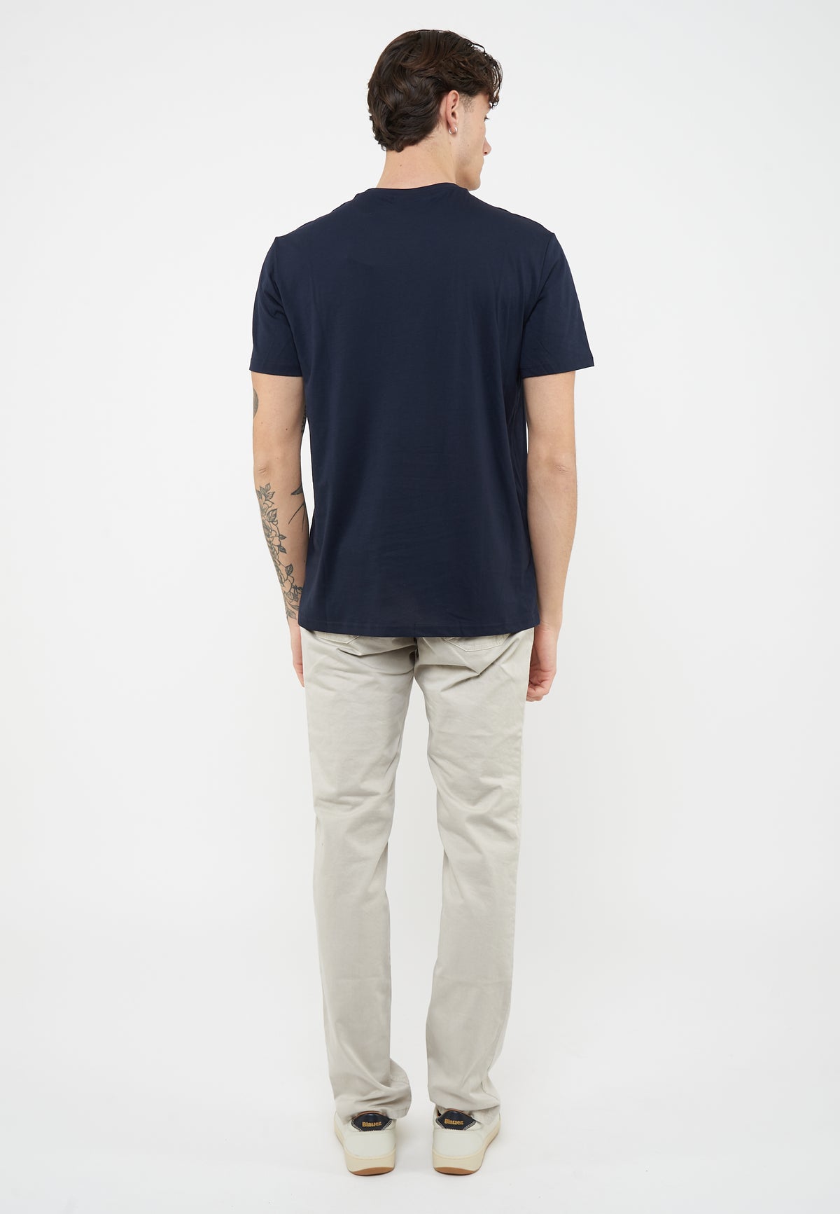 T-Shirt jersey di cotone Blue 