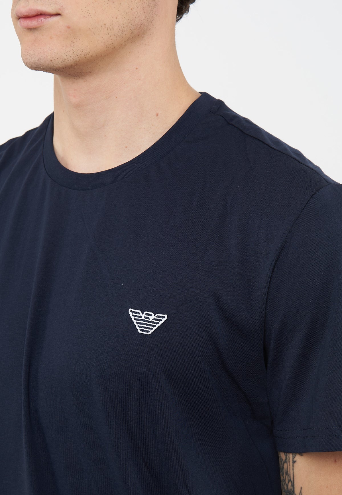 T-Shirt jersey di cotone Blue 