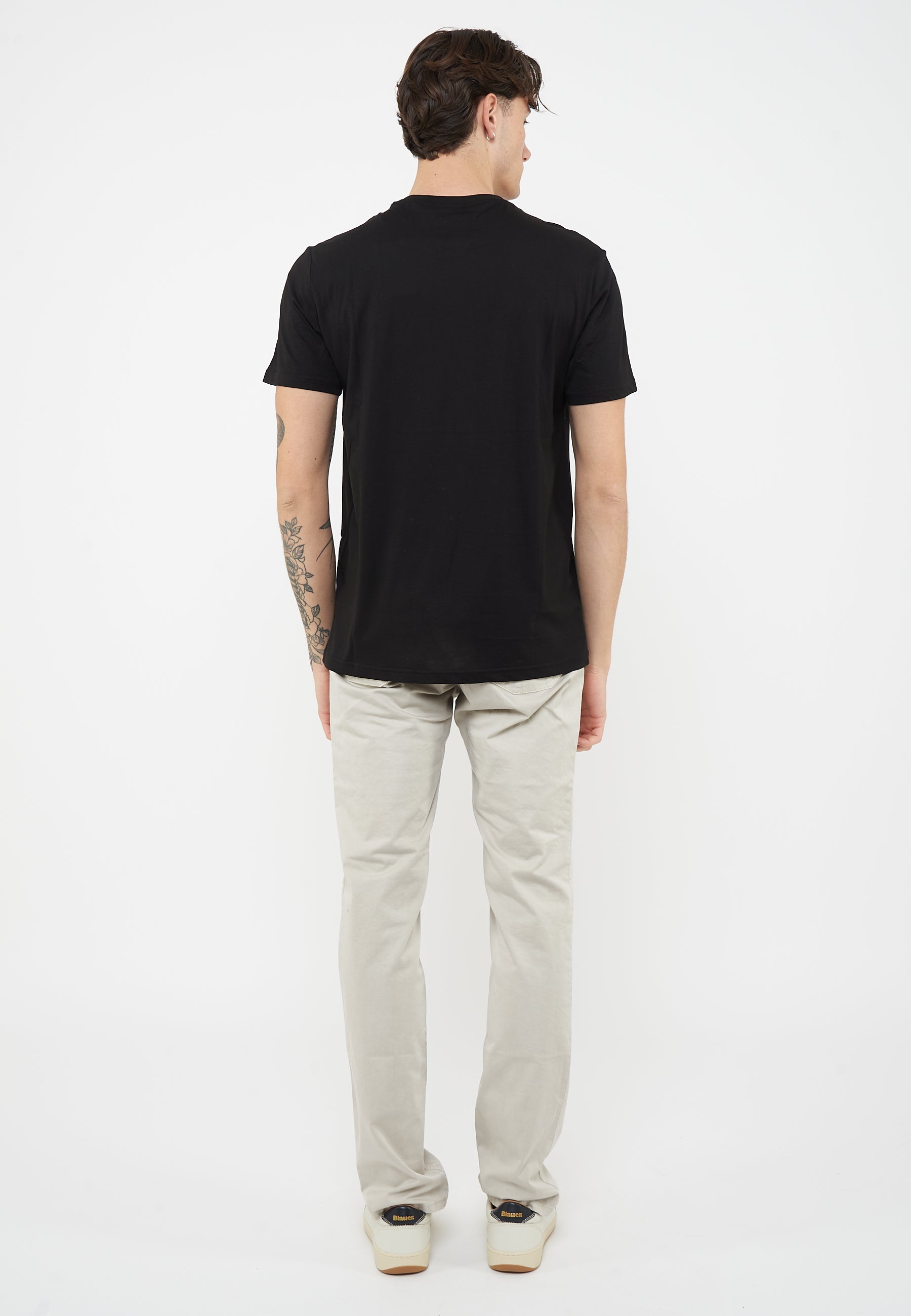 T-Shirt jersey di cotone Black 