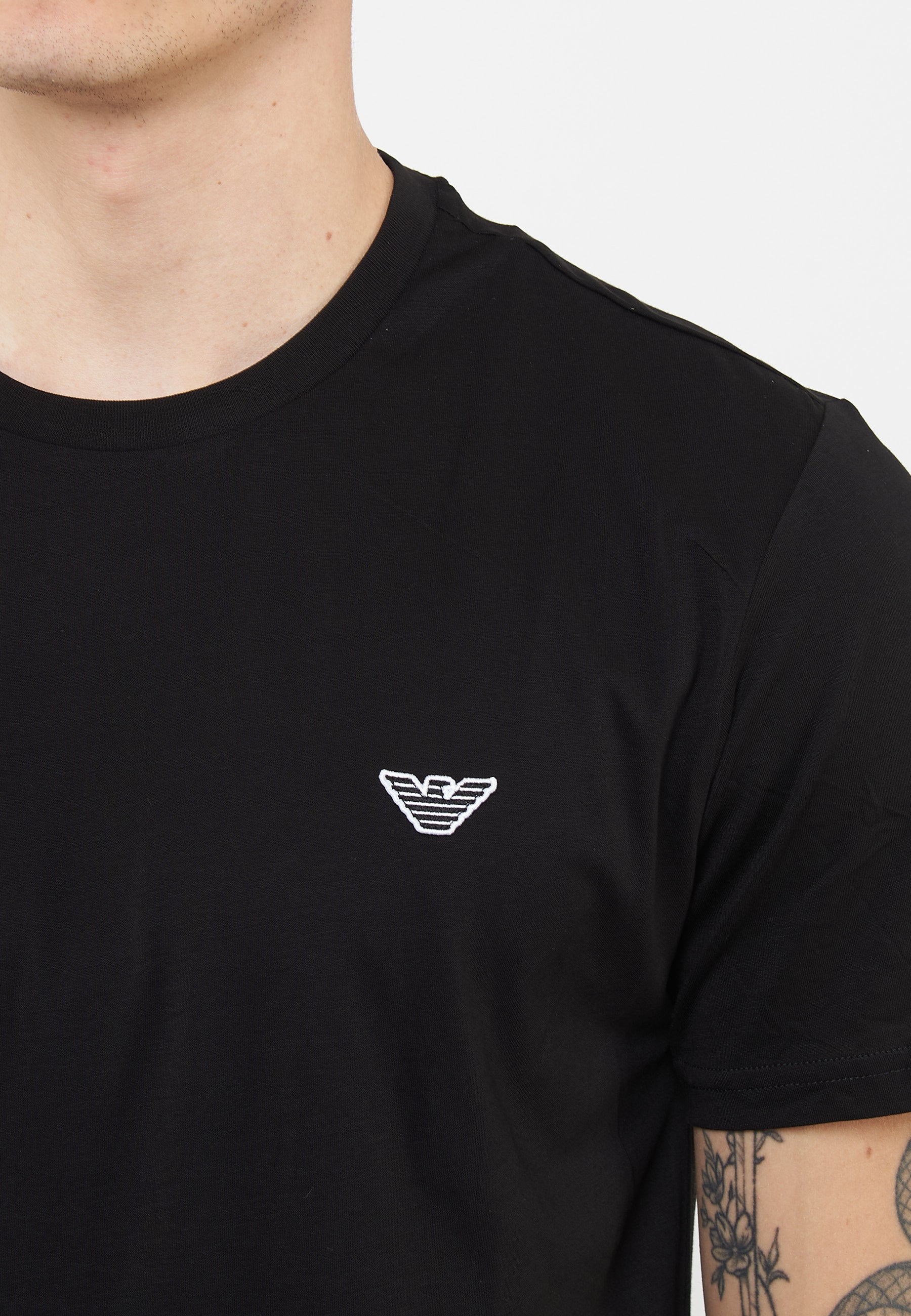 T-Shirt jersey di cotone Black 