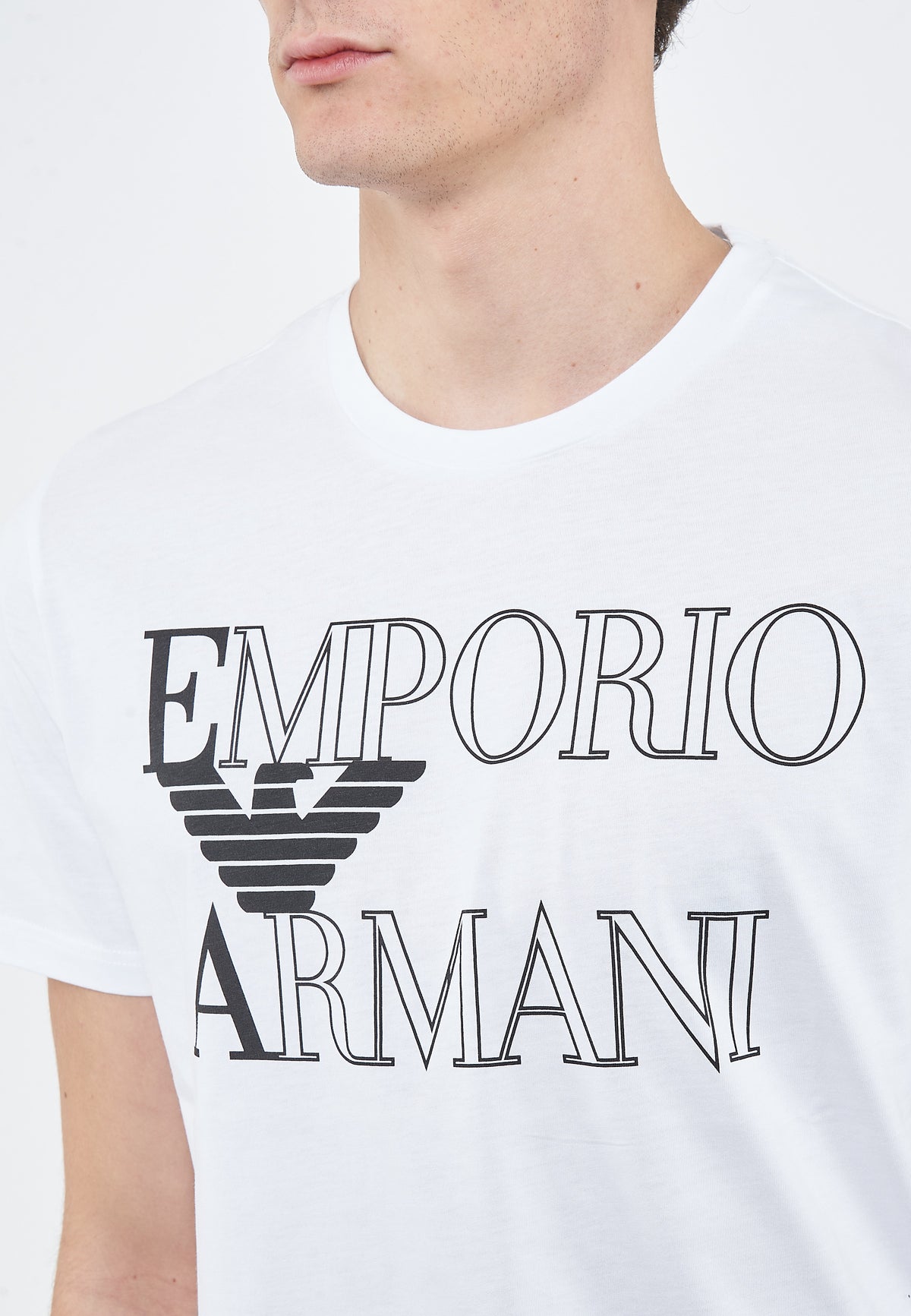 T-shirt beachwear in jersey Bold logo white 