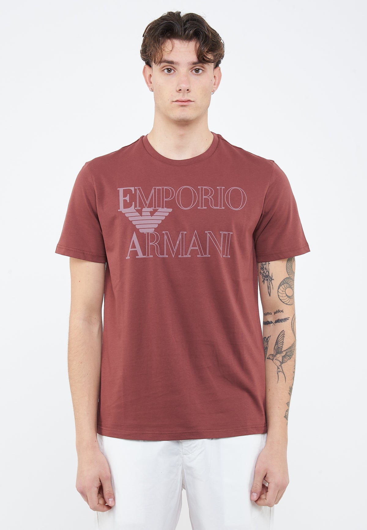 T-shirt beachwear in jersey Bold logo Andorra 