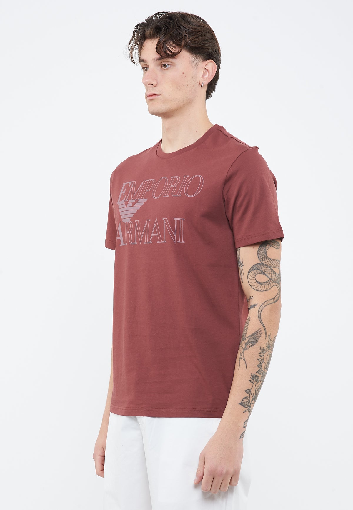 T-shirt beachwear in jersey Bold logo Andorra 