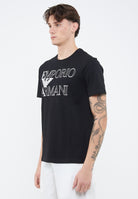 T-shirt beachwear in jersey Bold logo black 