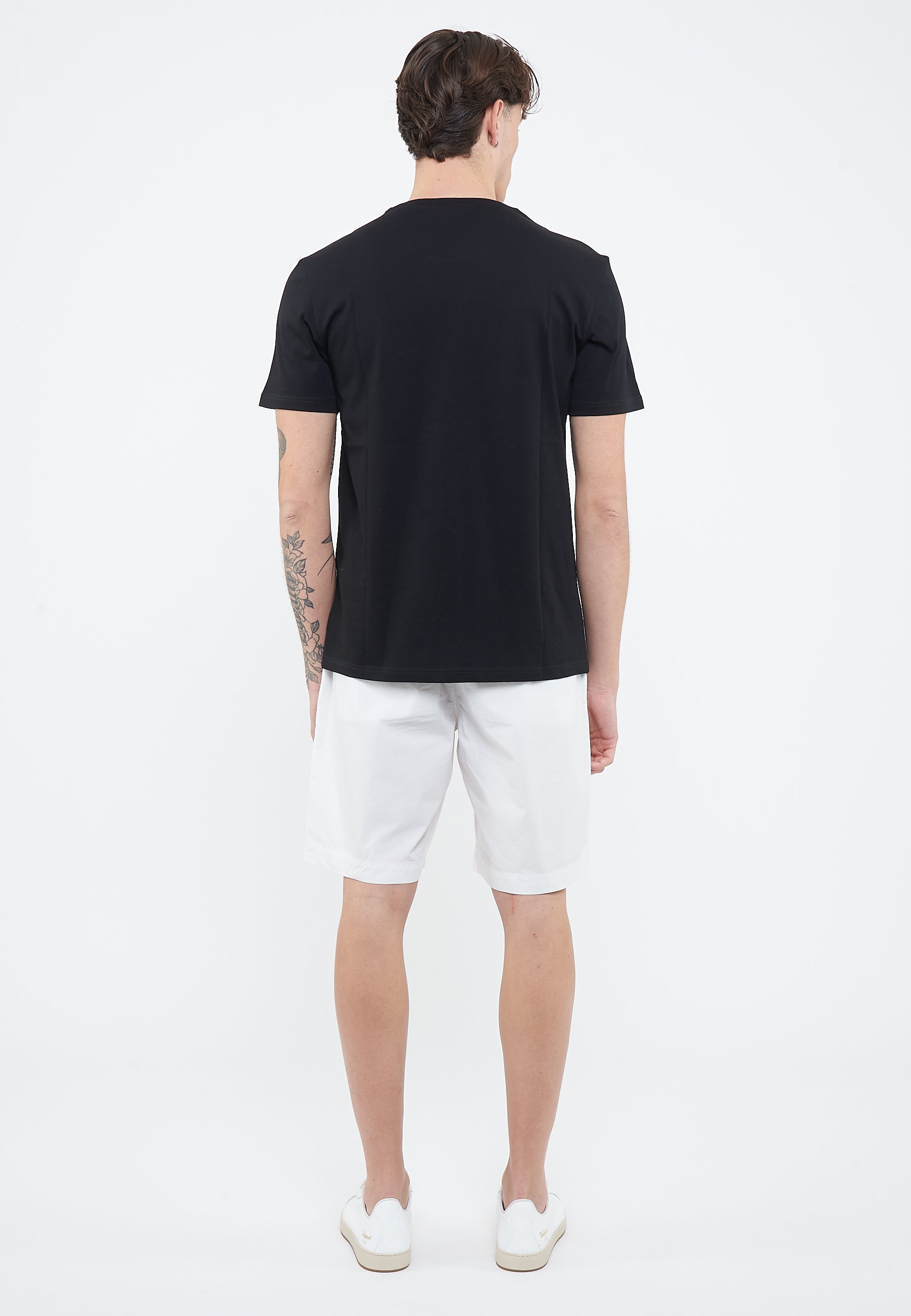 T-shirt beachwear in jersey Bold logo black 