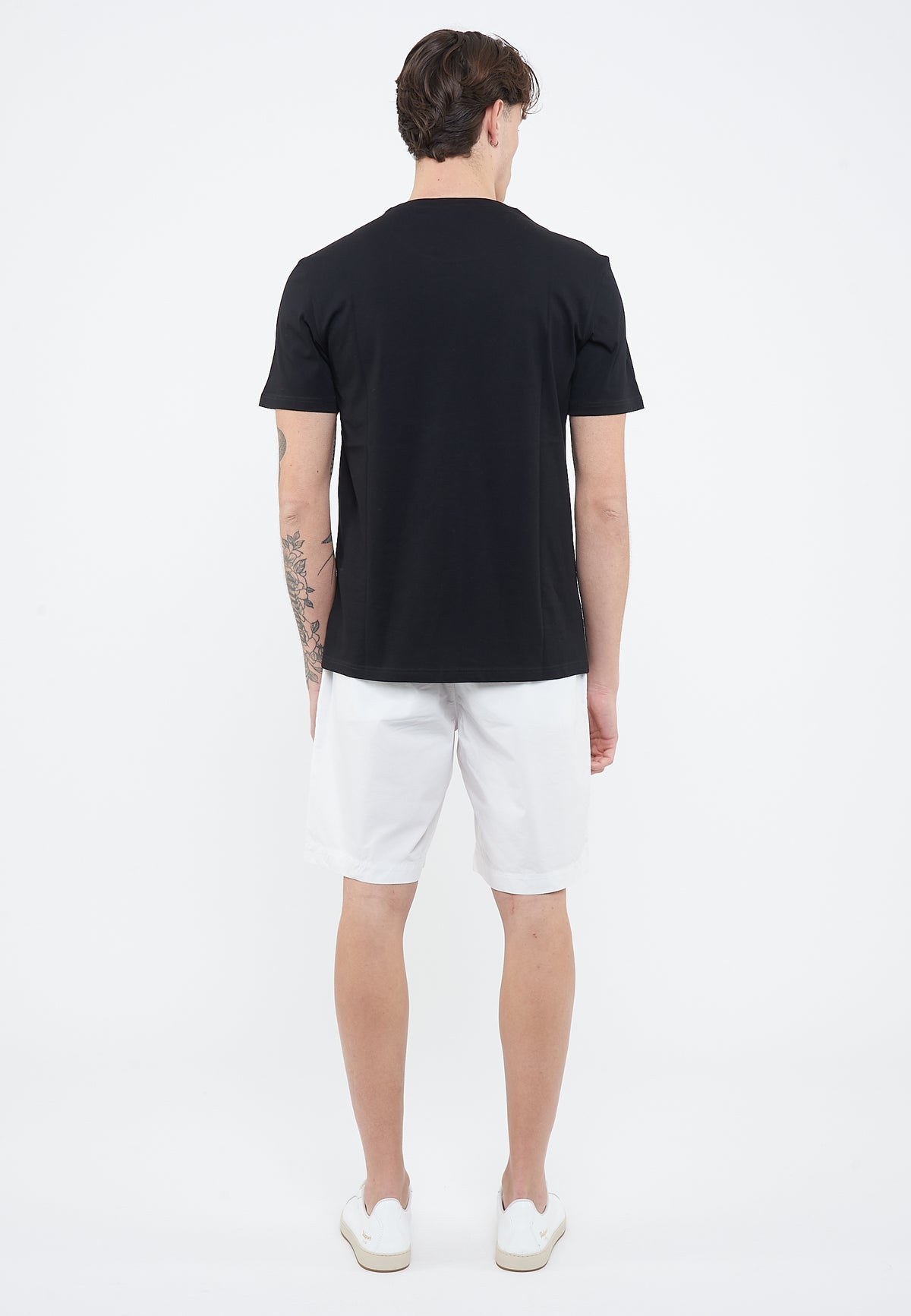 T-shirt beachwear in jersey Bold logo black 