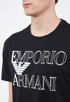 T-shirt beachwear in jersey Bold logo black 