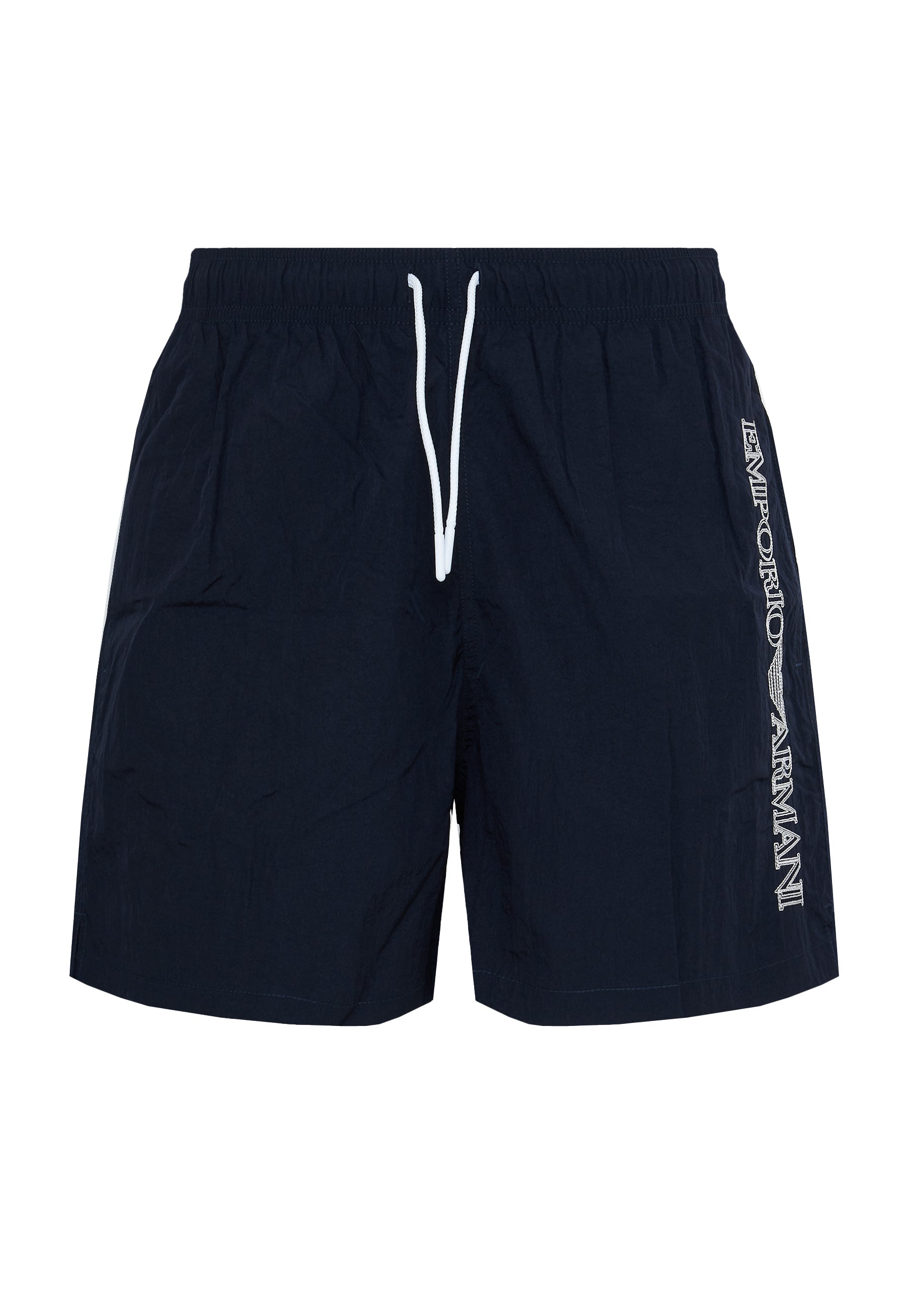 Costume shorts ricamo logo impunturato Blue 