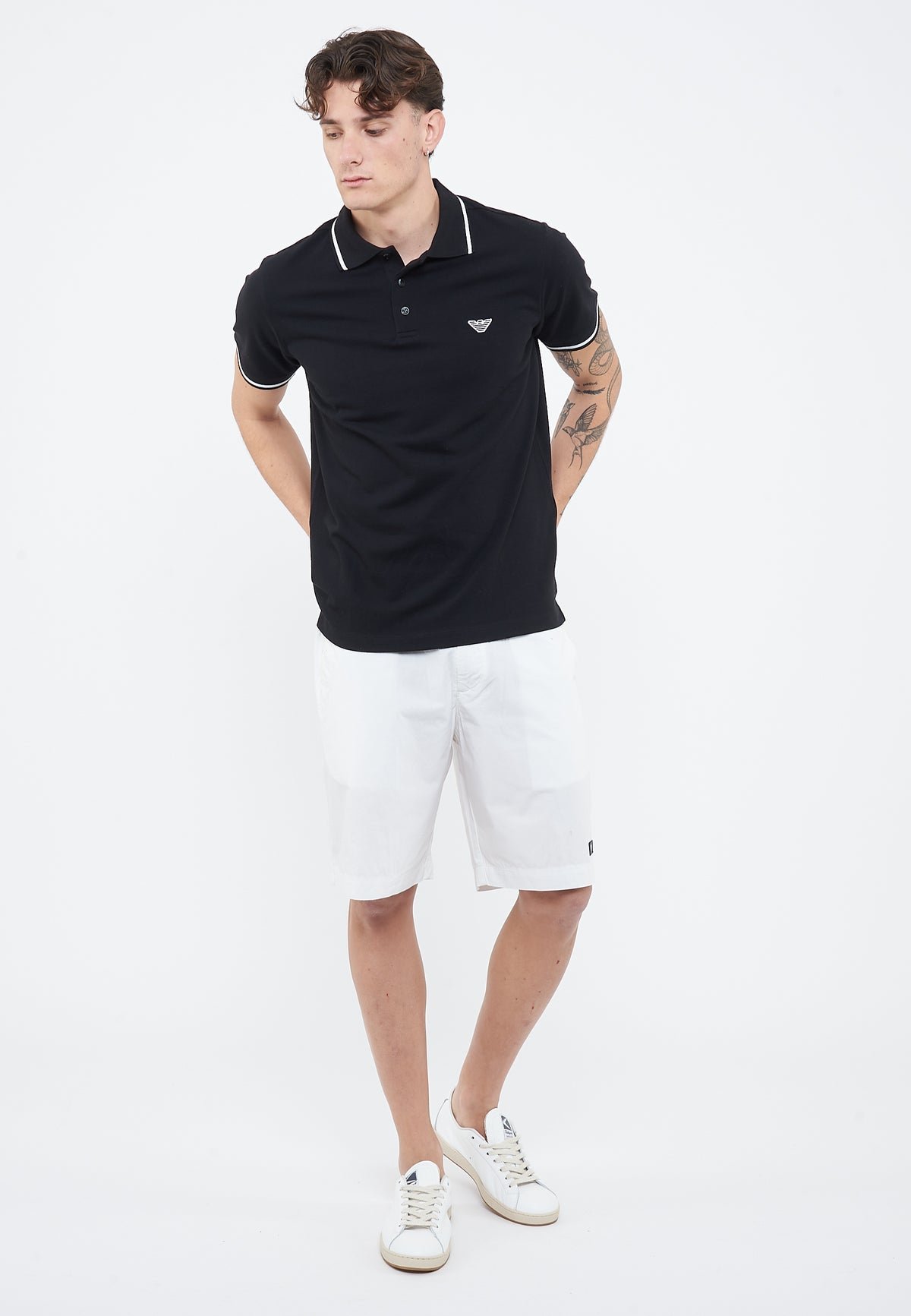 Bermuda Emporio Armani Swimwear White 