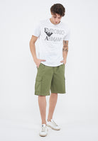 Bermuda Emporio Armani Swimwear Cargo Verde 