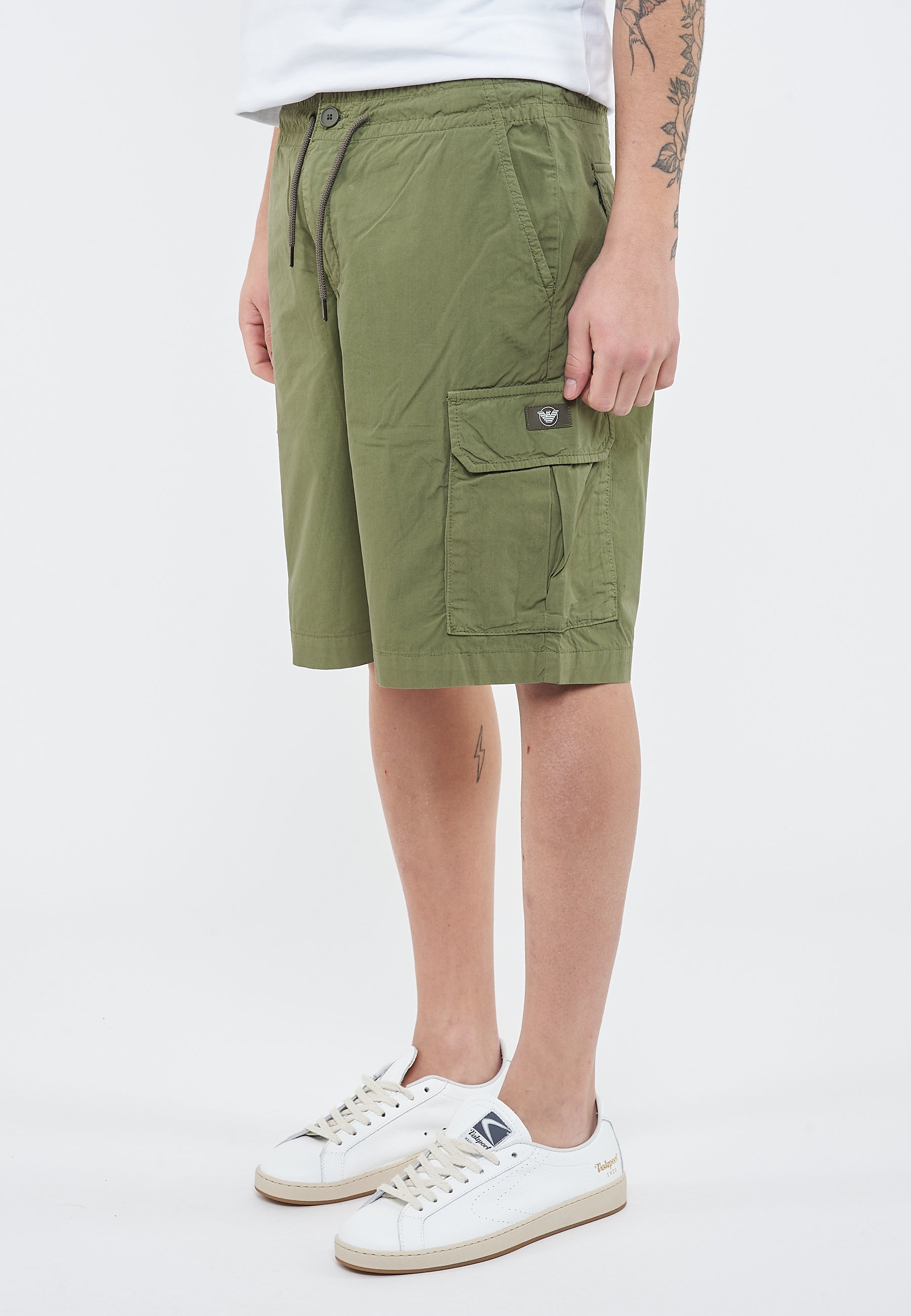 Bermuda Emporio Armani Swimwear Cargo Verde 