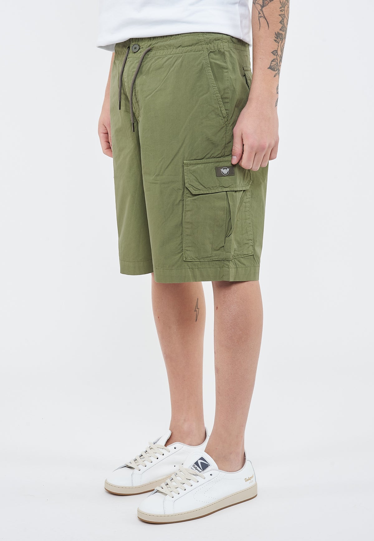 Bermuda Emporio Armani Swimwear Cargo Verde 