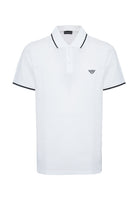 Polo Emporio Armani Swimwear Leggero Piquet White 