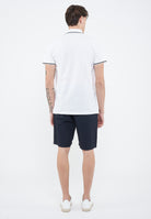Polo Emporio Armani Swimwear Leggero Piquet White 