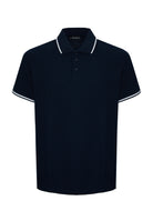 Polo Emporio Armani Swimwear Leggero Piquet Blue 