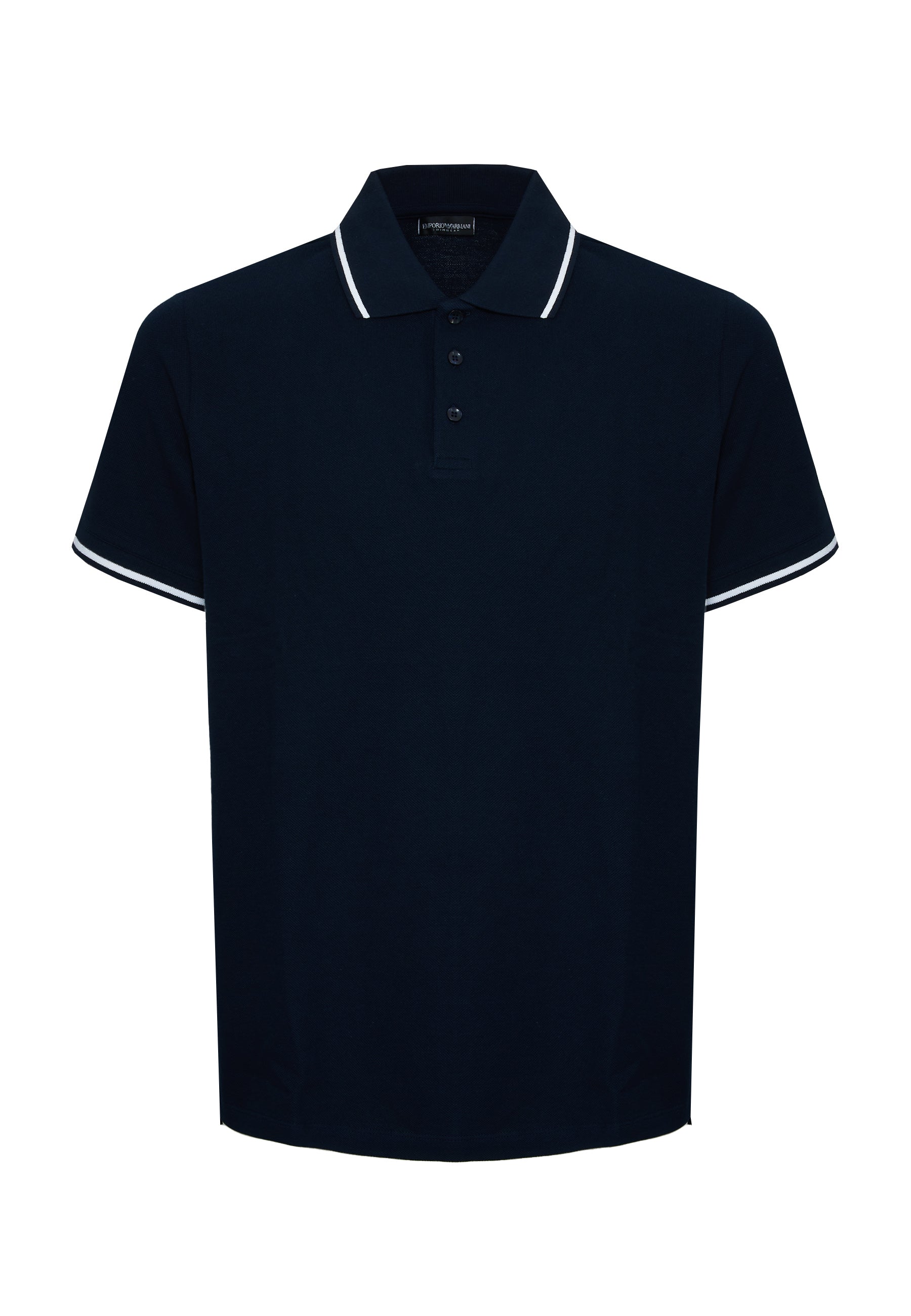 Polo Emporio Armani Swimwear Leggero Piquet Blue 
