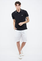 Polo Emporio Armani Swimwear Leggero Piquet Black 